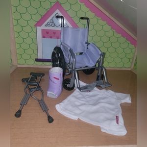 American Girl Doll Wheelchair Set